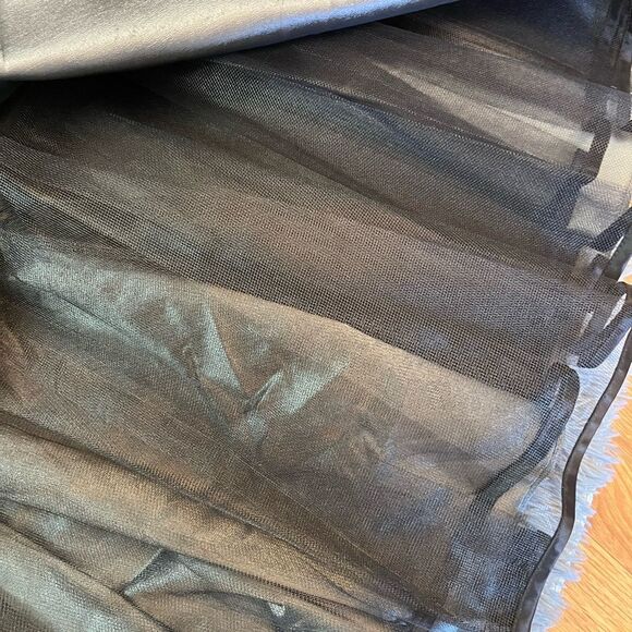 Gunne Sax for Jessica McClintock Dark Gray Metallic Maxi Skirt - Picture 7 of 8